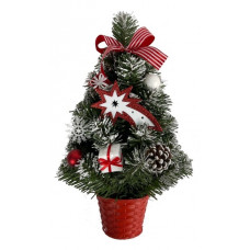 RED & WHITE MEZZO ALBERO CM.40 (12pz)